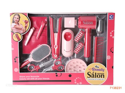 BEAUTY SET W/LIGHT/SOUND W/O 2*AAA+3*AAA BATTERIES