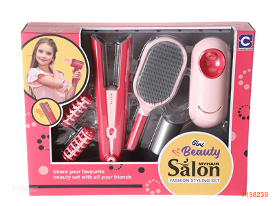 BEAUTY SET W/LIGHT/SOUND W/O 2*AAA BATTERIES