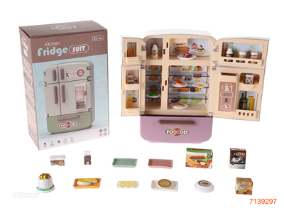 REFRIGERATOR SET W/LIGHT/SOUND W/O 3*AA BATTERIES