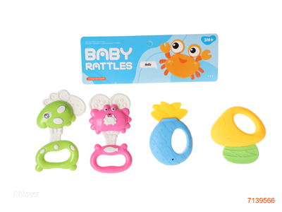 BABY RATTLE 4PCS