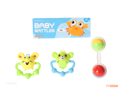 BABY RATTLE 3PCS