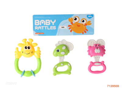 BABY RATTLE 3PCS