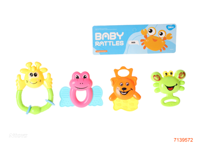 BABY RATTLE 4PCS