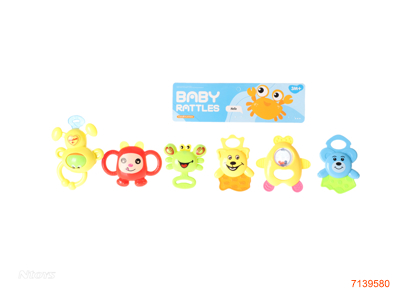 BABY RATTLE 6PCS