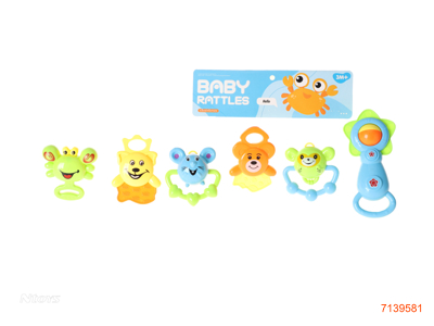 BABY RATTLE 6PCS