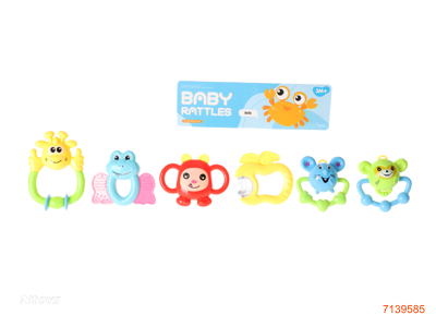 BABY RATTLE 6PCS