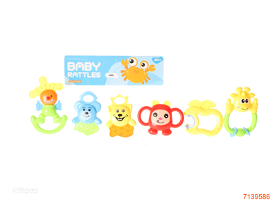 BABY RATTLE 6PCS