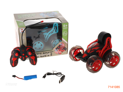 27MHZ 4CHANNEL R/C CAR W/LIGHT/MUSIC/3.7V BATTERY PACK IN CAR/USB CABLE W/O 2*AA BATTERIES IN CONTROLLER 2COLOURS