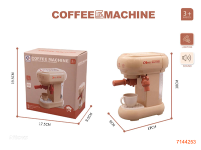 COFFEE MACHINE W/SPRAY/LIGHT W/O 3*AA BATTERIES