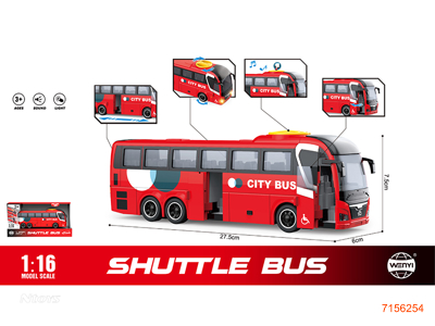 1:16 F/P BUS W/LIGHT/SOUND/3*AG13 BATTERIES