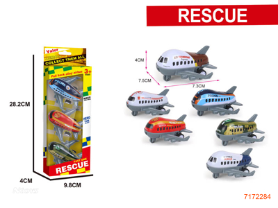 P/B DIE-CAST PLANE 3PCS