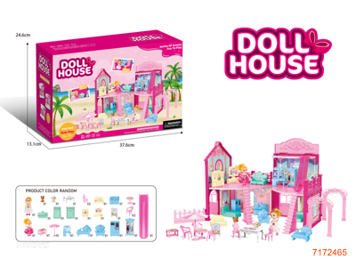 CONNECTION FOLD PRINCESS HOUSE SET W/3