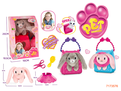 PETS SET-RABBIT W/BAG