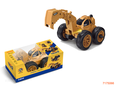2.4G 1:28 R/C ENGINEERING TRUCK W/LIGHT/3.7V BATTERY PACK IN CAR/SUB CABLE W/O 2AA BATTERIES