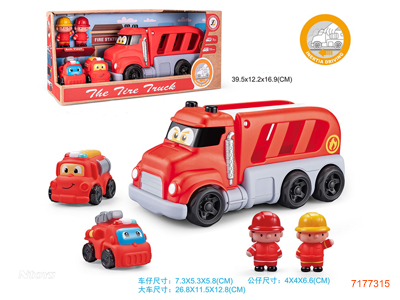 F/P CAR W/2PCS WHEEL FREE CAR SET